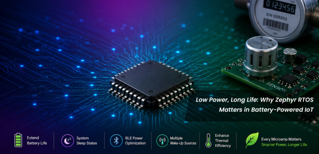 Power Management in Zephyr RTOS for Low-Power IoT Devices