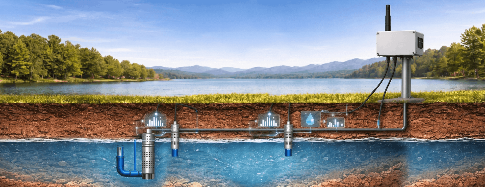 Satellite-Based Groundwater Monitoring System